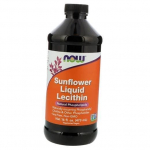 Skystas saulėgrąžų lecitinas, Sunflower Liquid Lecithin, Now Foods 473ml (72128007) 473ml
