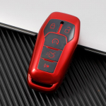 Naujo dizaino TPU automobilio raktų dėklo dangtelis, skirtas Ford Fusion Mondeo Mustang F-150 Explorer Edge 2015 2016 2017 2018 Protect Fob priedai raudona