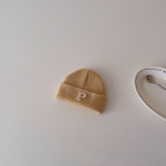 Naujos pupelės naujagimiams berniukams mergaitėms kepuraitės korėjieti&scaron;kos mados vaikams megztos vilnonės kepuraitės vienspalvės vaiki&scaron;kos aksesuarai 0&ndash;2 m.