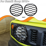 Automobilio priekinių žibintų lempos dangtelio apdaila Priekinių žibintų apsauga, skirta Suzuki Jimny 2019-2023 Priedai, 2vnt juoda