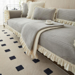 Storas pliu&scaron;inis sofos užvalkalas, universalus sofos rank&scaron;luosčių kilimėlis, neslystantis, kombinuotas sofos pagalvėlės užvalkalas, skirtas svetainės apsaugai 1pc 30x50 pillowcase