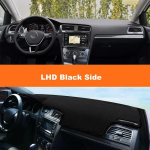 Automobilio prietaisų skydelis Venkite Light Pad Instrument Platform Stal Degimo Kilimėliai VW Golf 7 MK7 R Line 2013-2015 2016 2017 2018 m. LHD Black Side