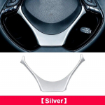 Car Steering Wheel Trim V type Sequins Cover Sticker Interior Moulding For Toyota C-HR CHR C HR 2016 2017 2018