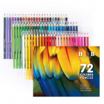 H&B 120 spalvoti pie&scaron;tukai, i&scaron; anksto pagaląsti spalvoti eskizų pie&scaron;tukai, meno reikmenys, pary&scaron;kinti 3 mm &scaron;erdis su saugykla 72 colors įvairiaspalvis