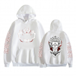 Juokingi Jujutsu Kaisen Ilgomis rankovėmis Laisvalaikio megztiniai Kietas Anime Ryomen Sukuna Spausdinti Vyrai Moterų Mada Harajuku Megztiniai Drabužiai Sudaderas XXXXL balta
