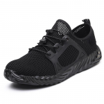 Apsauginiai batai Vyri&scaron;ki Nauji plieniniai pir&scaron;tai Vyri&scaron;ka apsauginė avalynė Darbo Vyri&scaron;ki Batai Apsauginiai Batai Vyri&scaron;ki Darbiniai Batai Pramu&scaron;ami Darbiniai Sneaker 45 juoda