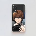 DT21 Death Note Dėklas, skirtas Samsung A04 A14 A23 A34 A54 M23 M33 M52 M53 Realme 10 9 C30S C35 C55 VIVO Y02S Y21 Y33S Y51 X80 Pro skaidrus dangtelis Infinix Note 11S bedugnė