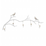 Kaltinės geležies pauk&scaron;čio durų kabliukų lentyna drabužių kabykla chalatui raktams durų sieninė skrybėlių kabykla virtuvės sienai namų dekoracija 5 kabliukai