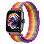 20/22mm nailoninė kilpa Amazfit GTS4/2/3/3pro/2e/GTS2 Mini/GTR 4 42/47mm/GTR 2e/stratos apyrankė Amazfit Bip/U/S/lite Bip 5 įvairiaspalvis