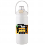 Outdoor Camping Thermos Portable 304 Stainless Steel Thermal Mug Vacuum Flasks Cold and Hot Sports Water Bottle with Straw 800ml balta