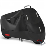 1pc Waterproof Motorcycle Cover, 210D Oxfor Ford Fabric, Anti-Theft Buckle, Universal Fit, with Fits Various Models for Motorcycles, Electric L