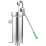 Plieninė rankinė vandens pompa Patvari rankomis valdoma &scaron;ulinio pompa su 8 m siurbimo galia Metalinė sodo drėkinimui Vejos priežiūrai