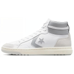 Converse Pro Blaze Classic Patogūs Universalūs Amortizuojantys Lengvi Auk&scaron;to Vir&scaron;aus Riedlenčių Batai Unisex Riedlenčių Batai Balti Pilki A09083C 36