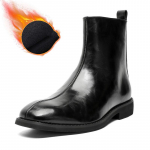 vyri&scaron;ka mada vakarėlis banketas auk&scaron;ti chelsea batai dizainerio kvadratinio priekio batai kauboji&scaron;ki originalios odos batai ruduo žiema auliuko botas 280 juoda