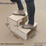 Kompakti&scaron;kas sulankstomas tvirto medžio pakojis ir kopėtėlės namų naudojimui