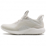 Adidas AlphaBounce Slip Resistant Abrasion Resistant Running Shoes Women's Ecru DA9568 37⅓ gray