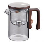 Magija Arbatinukas 600/720/800ml Stiklinis Magnetinis Arbatinukas su Sieteliu Magnetinio Vandens Atskyrimo Infuzorius Puodelis biriems ir žolelių arbatoms 600ML