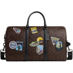 Coach Venturer 45 Klasikinis logotipas Dekorota Boston krep&scaron;ys Vyri&scaron;kas kelioninis krep&scaron;ys Tamsiai rudas CL434-QBMAA Dark Coffee