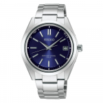 BRIGHTZ Saulės valdomas radijo bangomis valdomas titano laikrodis SAGZ081 Sidabrinis Laivyno [Seiko Laikrodis] Vyri&scaron;kas