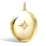Les Tr&eacute;sors De Lily [Q4043] - Pendentif plaqu&eacute; or 'Secrets' dor&eacute; (cassolette) - 25x20 mm