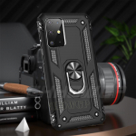 Smūgiams atsparus magnetinis &scaron;arvų dėklas, skirtas Samsung Galaxy A51 A71 A21S A50 A70 A70 A01 A11 A21 A31 A41 A81 A91 A40 A20 A10 S S20 S10 S9 Plus žiedo laikiklio dangtelis Samsung A70