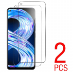 2 vnt grūdintas stiklas, skirtas OPPO Realme 8 4G 5G 8Pro Pro Realme 9 8i 9i 6 6i 7 GT NEO 2 10 Narzo 30 50 50A 30A ekrano apsauginė plėvelė Realme 8 5G