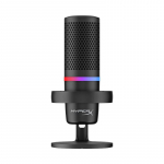 &bdquo;HyperX DuoCast&ldquo; &ndash; RGB USB kondensatoriaus mikrofonas, skirtas asmeniniam kompiuteriui, PS4, PS5 ir &bdquo;Mac&ldquo;, antivibracinis &scaron;oko laikiklis, 2 poliariniai modeliai, i&scaron;&scaron;okantis filtras, stiprinimo valdymas, žaidimų mikrofonas