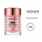 SADOER Golden Eye Cream Hialurono rūg&scaron;ties Paakių Kremas Drėkinamasis Rauk&scaron;lių ir senėjimą stabdantis paakių kremas 60g