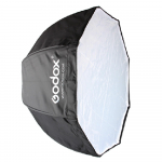 &bdquo;Godox&ldquo; ne&scaron;iojamas a&scaron;tuonkampis &bdquo;Softbox&ldquo; 80 cm / 31,5 colio skėtis &bdquo;Brolly&ldquo; at&scaron;vaitas, skirtas &bdquo;Speedlight&ldquo;