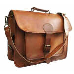Naujas vyri&scaron;kos tikros ožkos odos vintage ruda &bdquo;Messenger&ldquo; ne&scaron;iojamojo kompiuterio krep&scaron;io portfelis 15x11x4 ruda