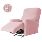 Vandeniui atsparus poliarinis vilnos atlo&scaron;as, sofos užvalkalas Svetainės &bdquo;Lazy Boy&ldquo; fotelių užvalkalai elastingi sofos sofos užvalkalai, baldų apsauga rožinė