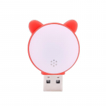 Lovely Cat USB įkraunamas naktinis ap&scaron;vietimas miegamajame prie lovos naktinis &scaron;viestuvas Balso valdymo pultelis vaikams, kūdikių dovana LM
