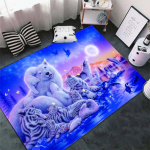 Madingas tigro ra&scaron;to kilimas ant grindų 3D gyvūnų spausdintas didelis kilimas svetainė, mink&scaron;tas vonios kilimėlis, sugeriantis neslystantis 40x120cm