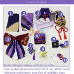 Žaidimas Genshin Impact Raiden Shogun Cosplay Kostiumas Baal Perukas Cosplay Kostiumas Seksualus moteri&scaron;kas Kimono Suknelė Uniforma Vakarėlis RolePlay XL-Baal Costume