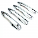 Taikoma 18-22 &bdquo;Toyota Camry Corolla Reling&ldquo; rankena anglies pluo&scaron;to ra&scaron;to i&scaron;orinė rankena ry&scaron;kiai juoda durų rankenėlė Electroplating Handle-Sin
