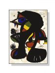 Vintažinis Joan Miro Garsaus Meno Kūrinio Plakatas Drobės Tapyba Abstrakti Akvarelė Sienų Menas Moderniai Svetainei Namų Dekoras Cuadros 21x30cm No Frame