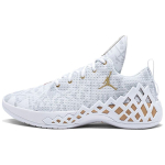 Air Jordan Jordan Jumpman Diamond Low PF FIBA Vyri&scaron;ki Sportbačiai Balti Metalo-Auksiniai CI1209-107 47.5 white