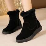 Platformos kailiniai moteri&scaron;ki zom&scaron;iniai Chelsea sniego batai &scaron;ilti trumpi pliu&scaron;iniai moteri&scaron;ki batai 2024 m. žiemos užtrauktuku Gladiator Goth motociklo batai 36 juoda