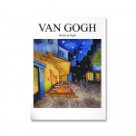 Garsioji Van Gogo kavinės terasa naktį Aliejiniai paveikslai Reprodukcijos ant drobės Plakatai ir spaudiniai Sienos paveikslas gyvenamajam kambariui 21cm&times;30cm NoFrame
