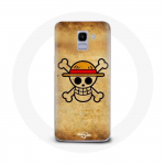 Coque pour Samsung Galaxy A6 2018 One Piece Manga Tete de Mort