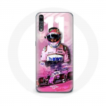 Coque pour Huawei p20 Formule 1 Sergio P&eacute;rez Pilote de F1 Rose rožinė