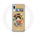 Coque pour Samsung Galaxy A20 One piece Manga Equipage du Chapeau de Paille