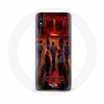 Coque pour Samsung Galaxy A10 Stranger Things Affiche Equipages Fan Art Saison 4
