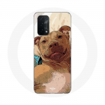 Coque pour Oppo A74 American Pit Bull Terrier Marron