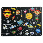 Kosmoso veltinio Montessori lentos žaislas Saulės sistemos Visatos istorijas pasakojantis flanelinis interaktyvus žaidimų kilimėlis mokomieji žaislai vaikams 1 Set