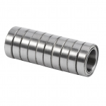 10vnt 6700ZZ dvigubai ekranuoti plonos sekcijos plonasieniai rutuliniai guoliai 10*15*4mm