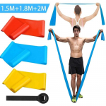 Elastinės fitneso juostos (3 vnt.), pasiprie&scaron;inimo juostos, elastinės fitneso juostos, jogos, pilateso, &bdquo;Crossfit&ldquo;, tempimo, raumenų lavinimo įranga (4 vnt.).