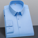 Tamprūs vyri&scaron;ki mar&scaron;kinėliai ilgomis rankovėmis Mink&scaron;ti patogūs vyri&scaron;ki oficialūs mar&scaron;kiniai be priekinės ki&scaron;enės S~6XL plius dydis 5XL