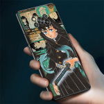 Dėklas Xiaomi Mi Poco X3 NFC X4 Pro F3 M3 C40 F4 GT M5 M4 F1 11 Lite 11T 10T 9T silikoninis telefono vir&scaron;elis Demon Slayer Art Fundas Mi Poco C40