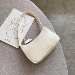 1 vnt Vintage Baguette Bag Pu Odinis pečių krep&scaron;ys Tvirtas prancūzi&scaron;kas krep&scaron;ys pažastims